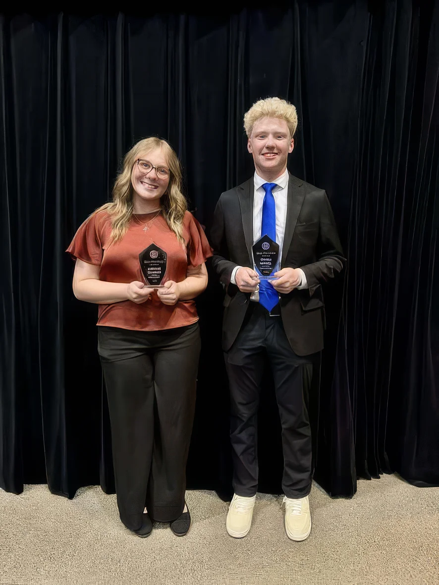 Abby Searles and Owen Mitzel, 2026 Stayton Area Rotary Future First Citizens